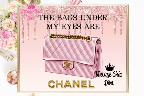 Pink drip Chanel, beauty, glitter, HD phone wallpaper